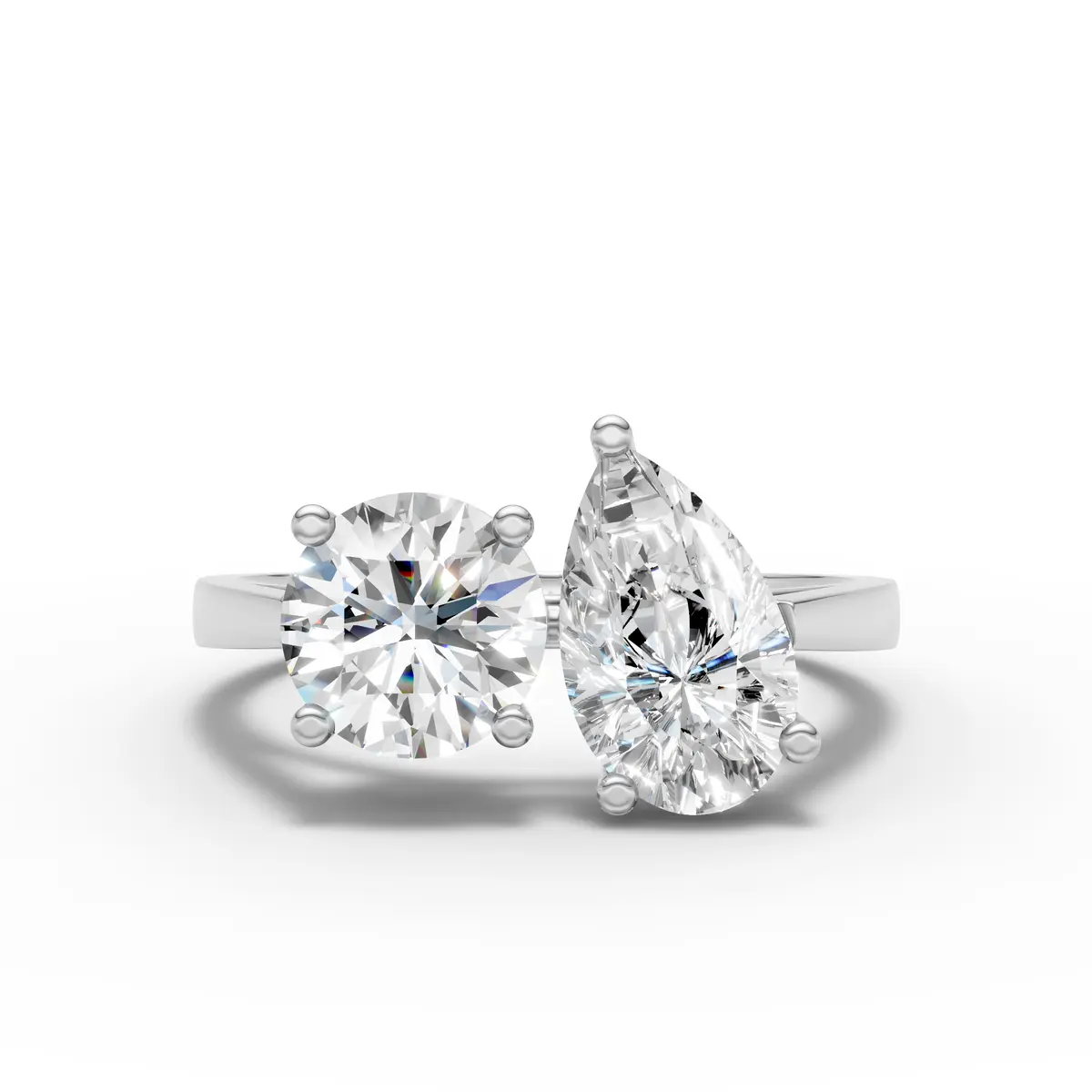 Dual Harmony Diamond Ring